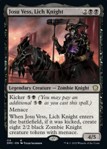 Josu Vess, Lich Knight [Dominaria United Commander] 