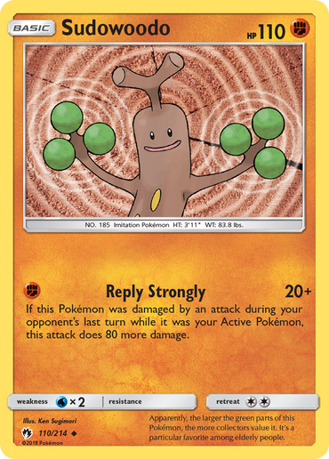 Sudowoodo (110/214) [Sun &amp; Moon: Lost Thunder] 