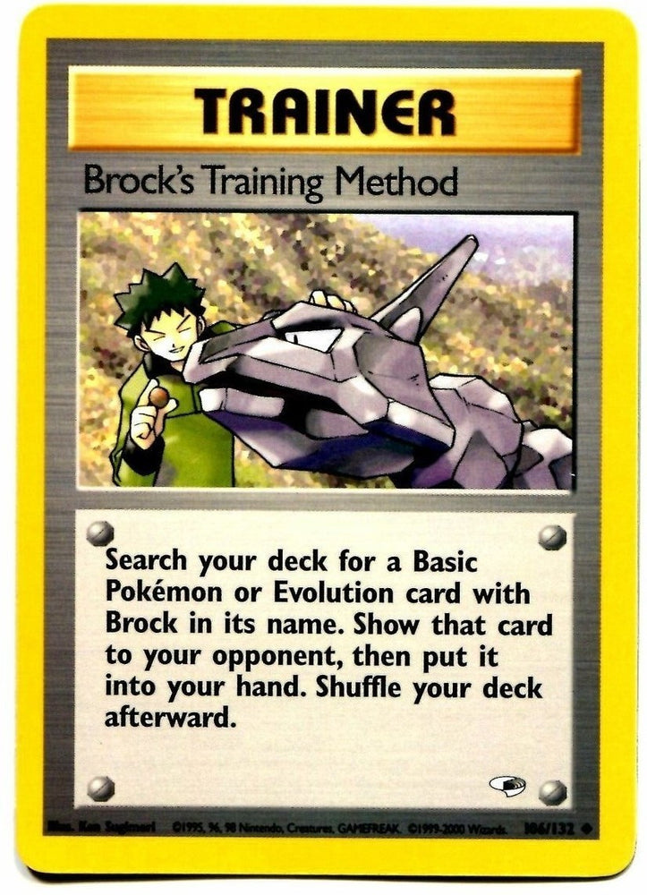 Brock's Training Method (106/132) [Gym Heroes Unlimited] 