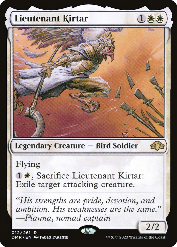 Lieutenant Kirtar [Dominaria Remastered] 