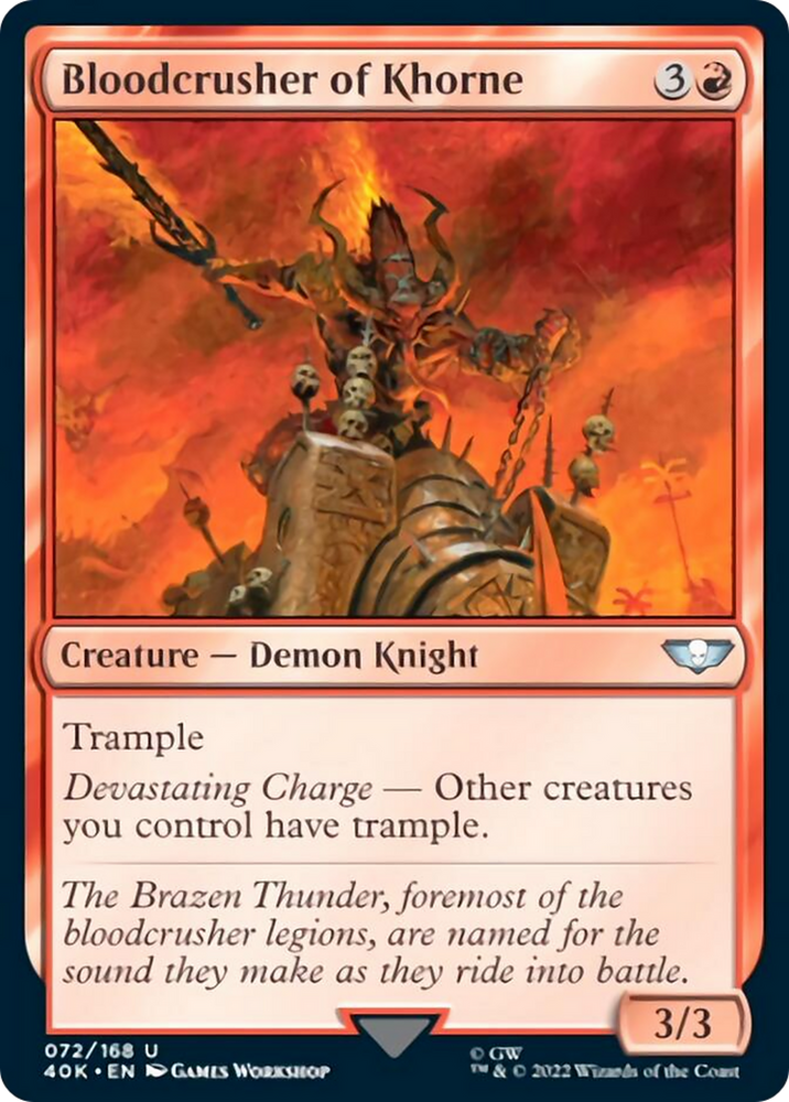 Bloodcrusher of Khorne (Surge Foil) [Warhammer 40,000] 