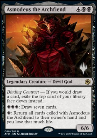 Asmodeus the Archfiend (Promo Pack) [Dungeons &amp; Dragons: Adventures in the Forgotten Realms Promos] 