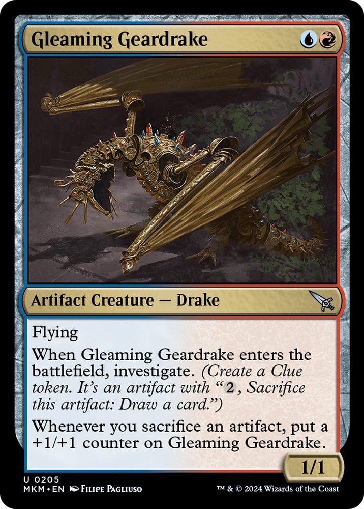 Gleaming Geardrake [Murders at Karlov Manor] 