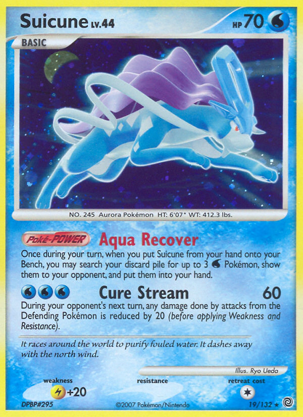 Suicune (19/132) [Diamond &amp; Pearl: Secret Wonders] 