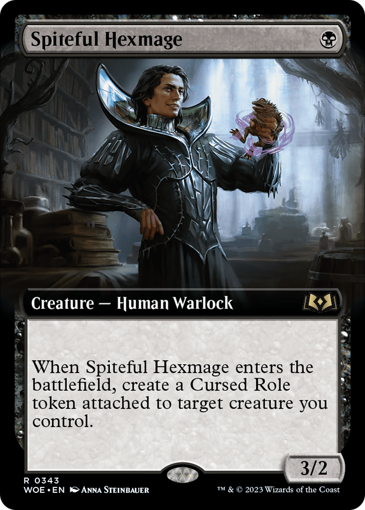 Spiteful Hexmage (Extended Art) [Wilds of Eldraine] 