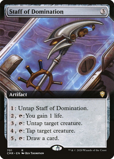 Staff of Domination (Extended Art) [Commander Legends] 