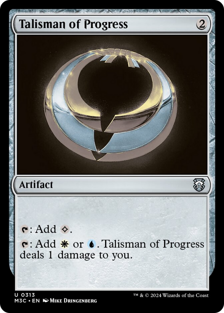 Talisman of Progress (Ripple Foil) [Modern Horizons 3 Commander] 