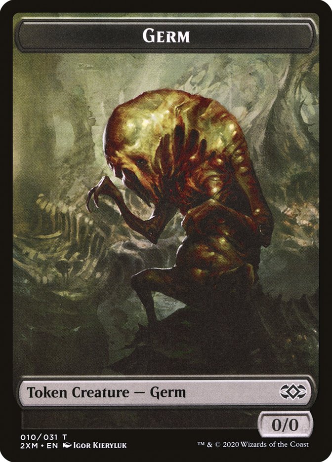 Ape // Germ Double-Sided Token [Double Masters Tokens] 