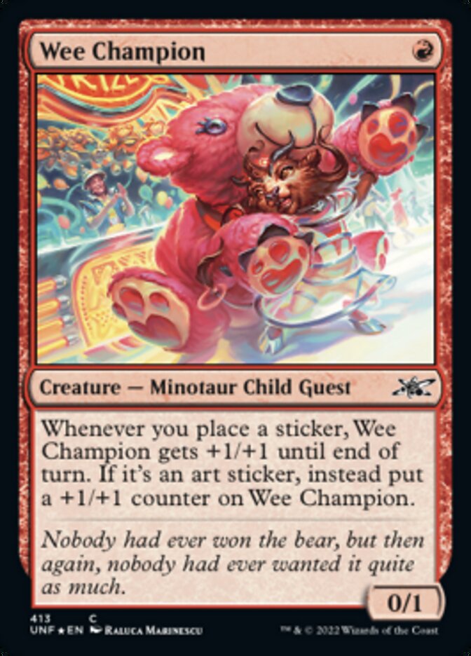 Wee Champion (Galaxy Foil) [Unfinity] 