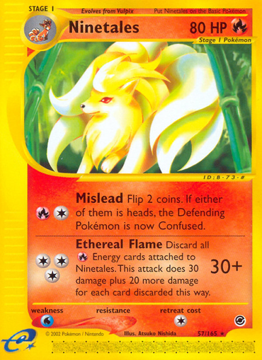 Ninetales (57/165) [Expedition: Base Set] 