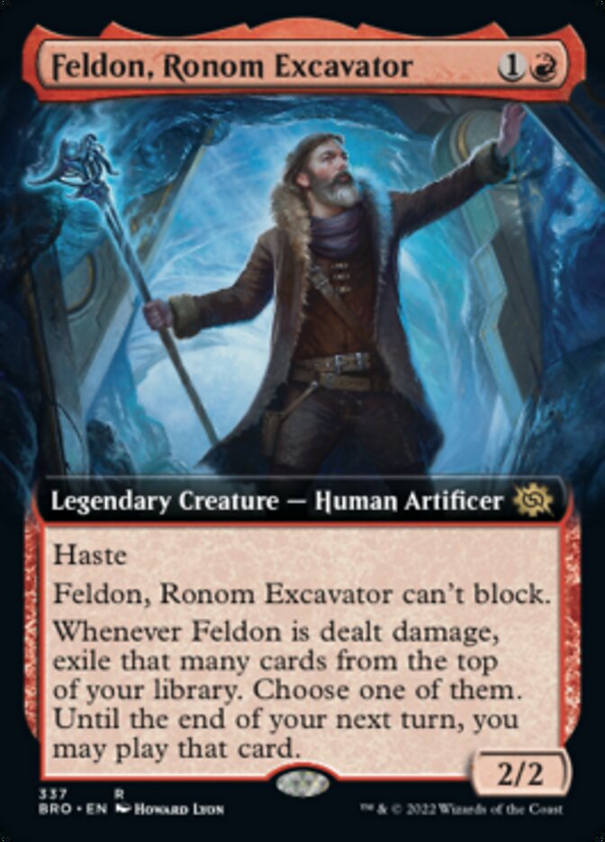 Feldon, Ronom Excavator (Extended Art) [The Brothers' War] 