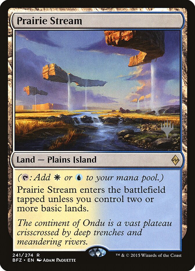 Prairie Stream [Battle for Zendikar Promos] 