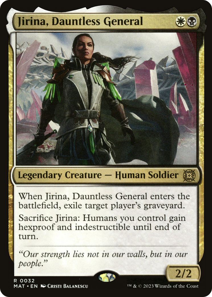 Jirina, Dauntless General [March of the Machine: The Aftermath] 