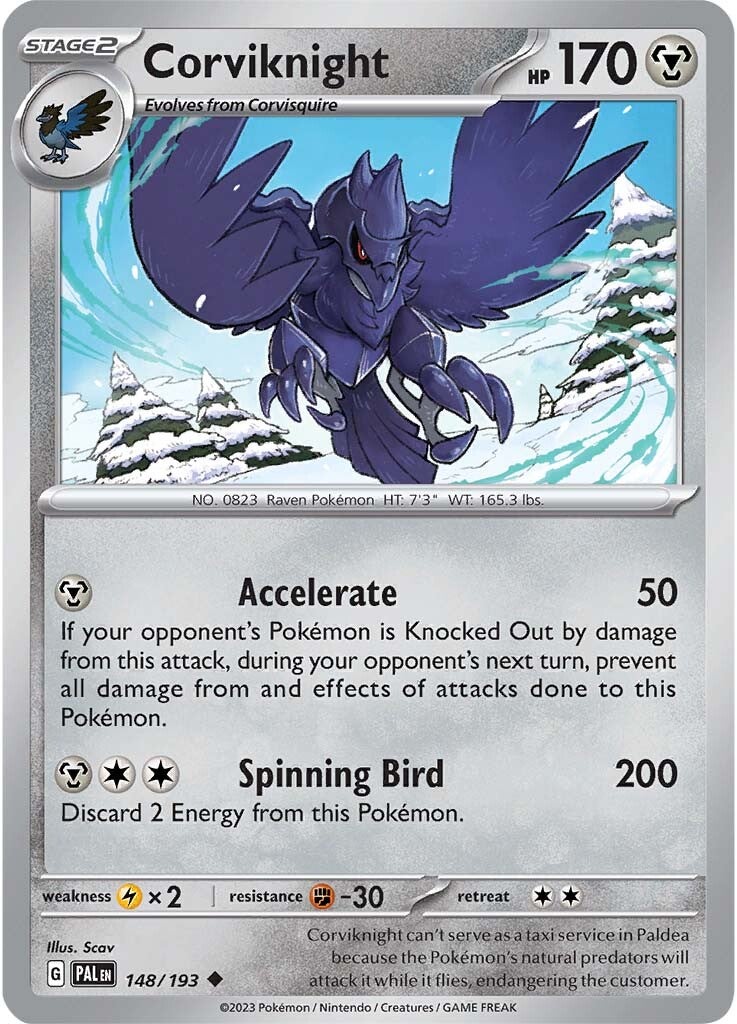 Corviknight (148/193) [Scarlet & Violet: Paldea Evolved] 