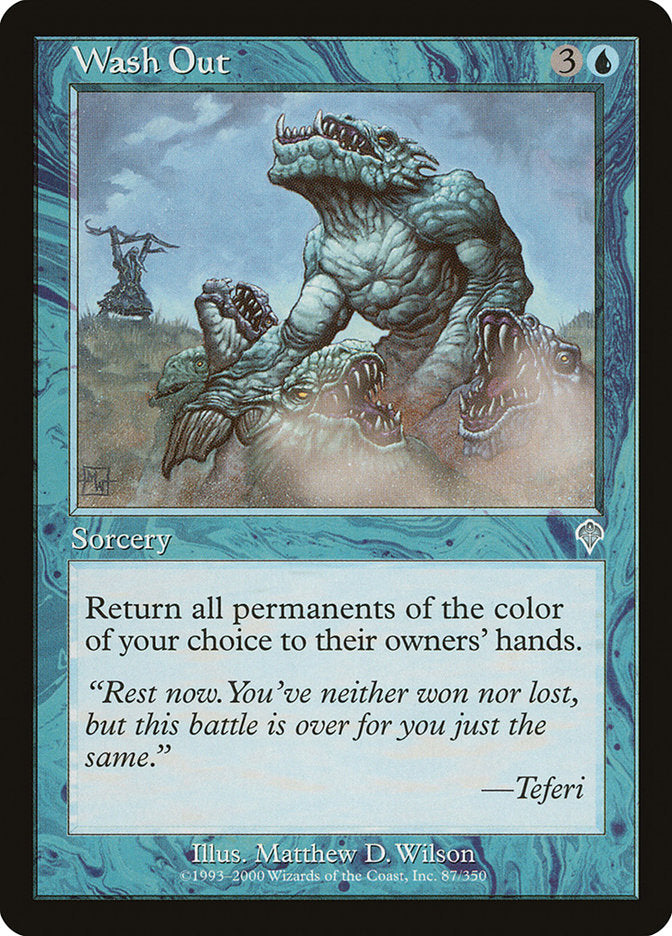 Wash Out [Invasion] 