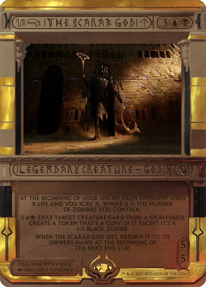 The Scarab God (Summon) [Amonkhet Invocations] 