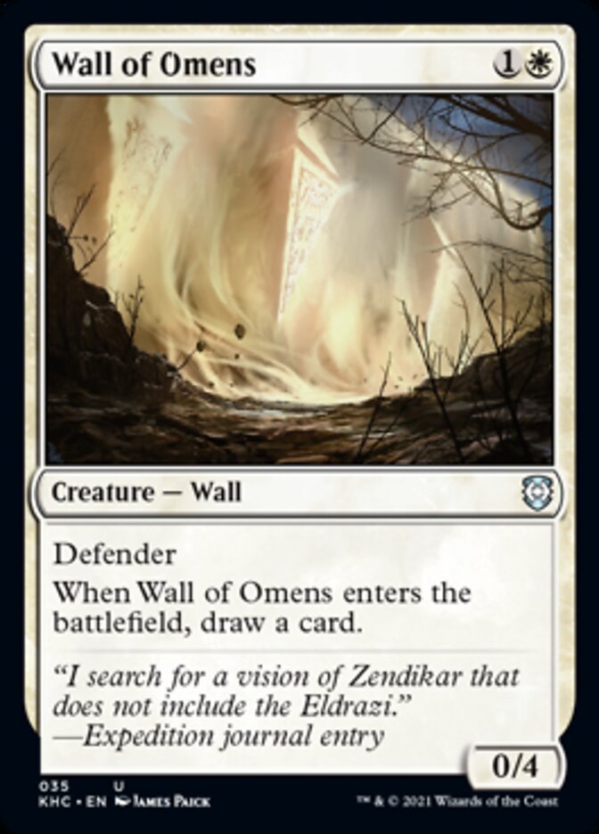 Wall of Omens [Kaldheim Commander] 