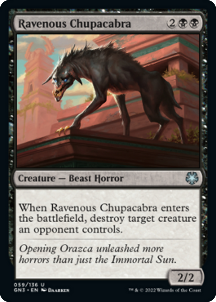 Ravenous Chupacabra [Game Night: Free-for-All] 