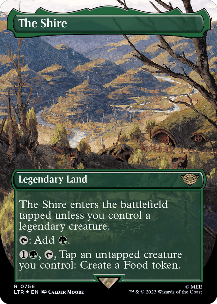 The Shire (Borderless) (Surge Foil) [The Lord of the Rings: Tales of Middle-Earth] 