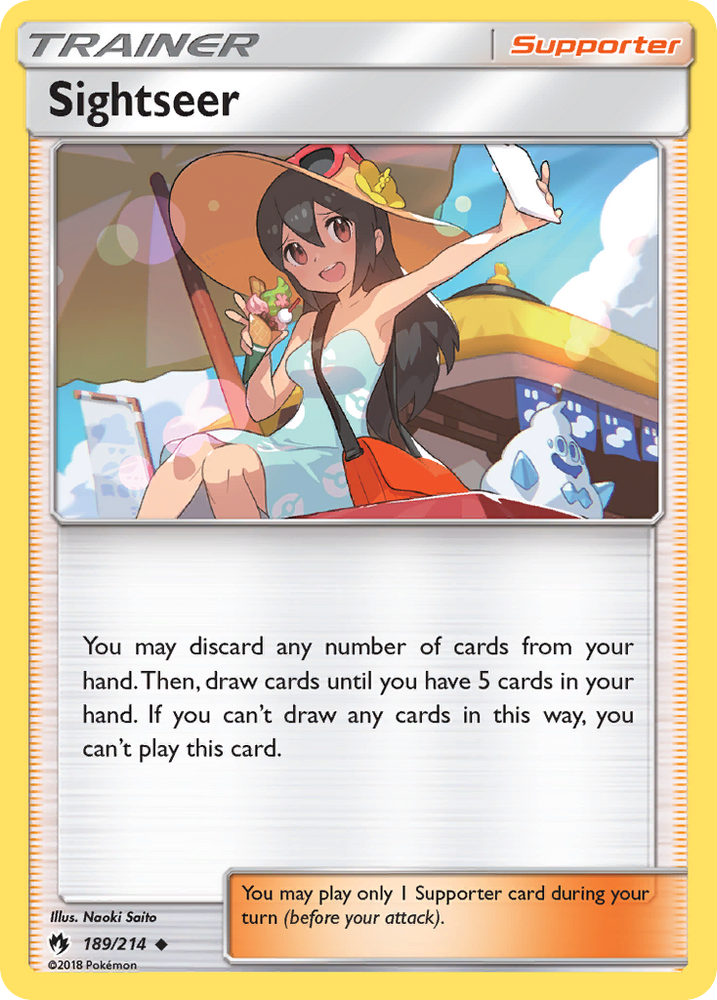 Sightseer (189/214) [Sun &amp; Moon: Lost Thunder] 