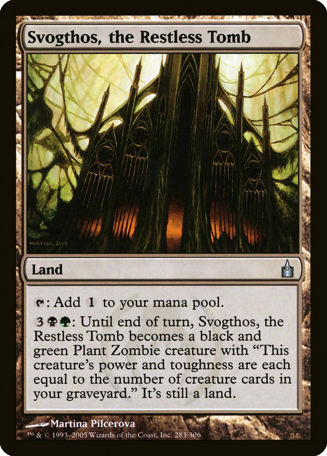 Svogthos, the Restless Tomb [Ravnica: City of Guilds] 