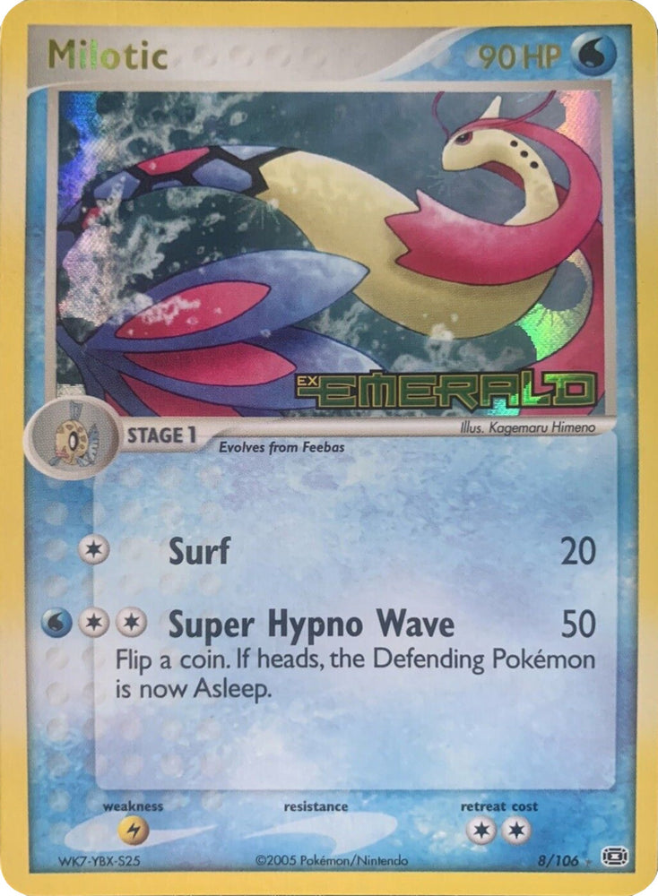 Milotic (8/106) (Stamped) [EX: Emerald] 