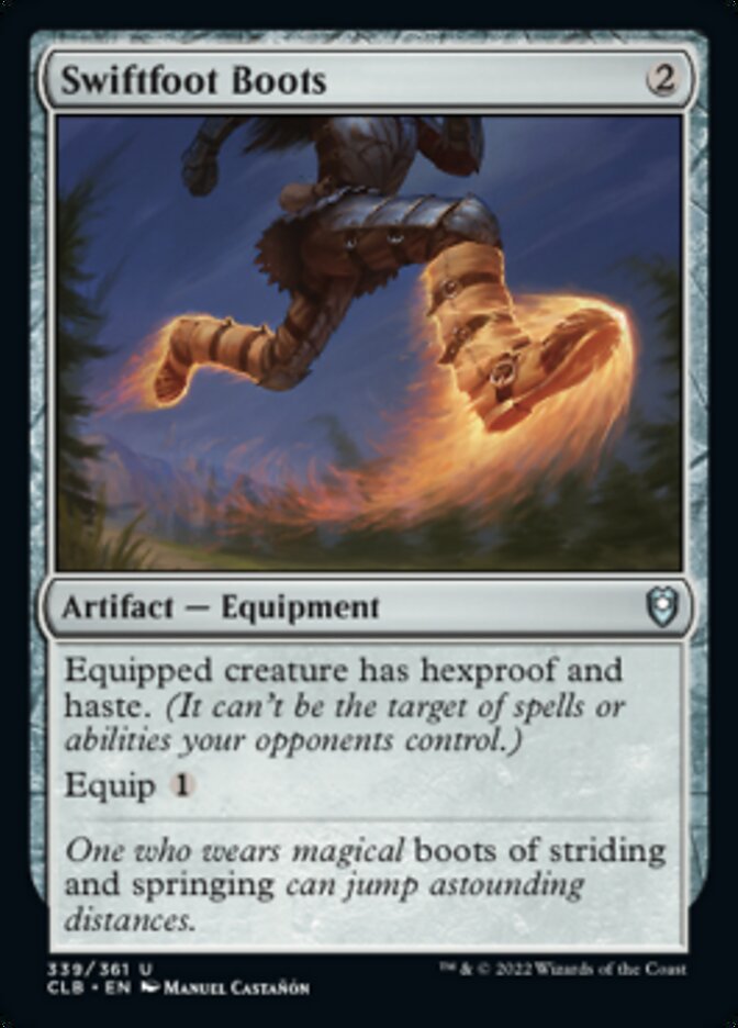 Swiftfoot Boots [Commander Legends: Battle for Baldur's Gate] 