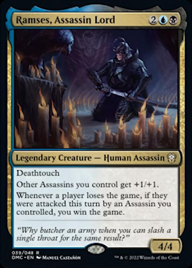 Ramses, Assassin Lord [Dominaria United Commander] 