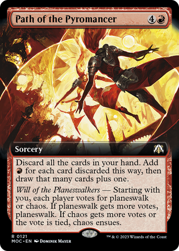 Path of the Pyromancer (Extended Art) [March of the Machine Commander] 