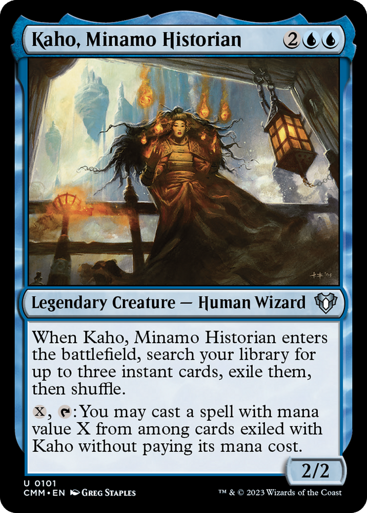 Kaho, Minamo Historian [Commander Masters] 