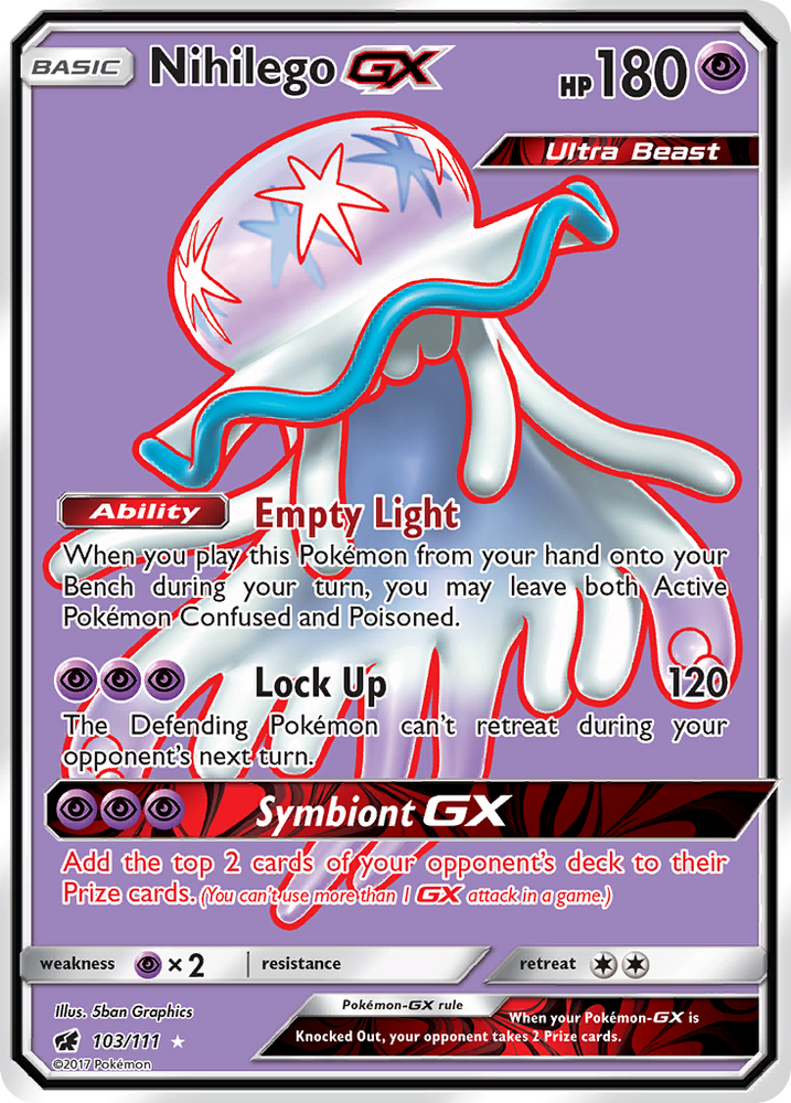 Nihilego GX (103/111) [Sun &amp; Moon: Crimson Invasion] 