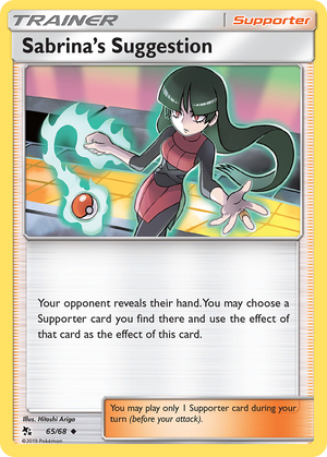 Sabrina's Suggestion (65/68) [Sun &amp; Moon: Hidden Fates] 