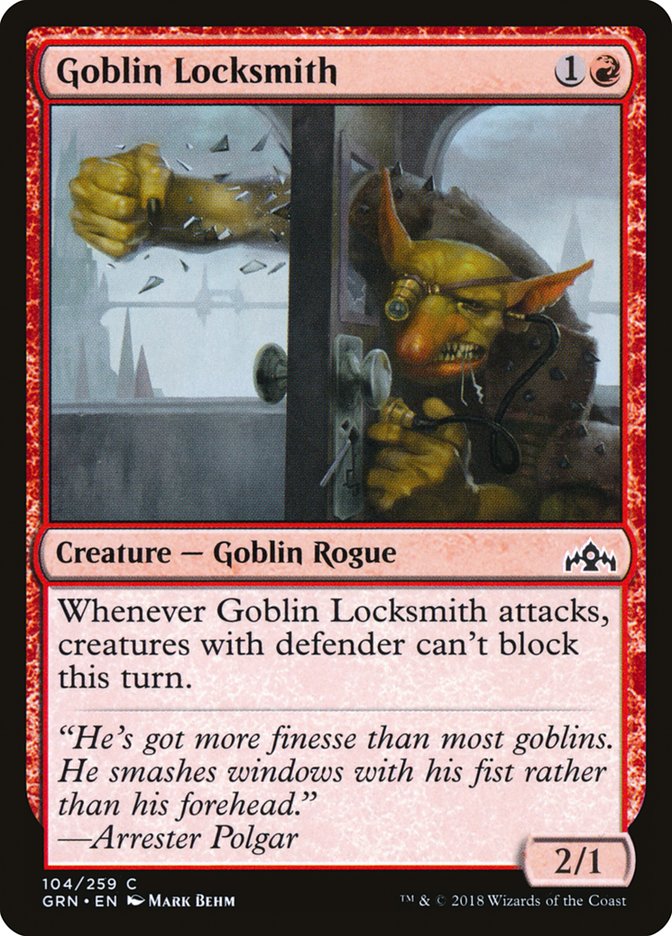 Goblin Locksmith [Guilds of Ravnica] 