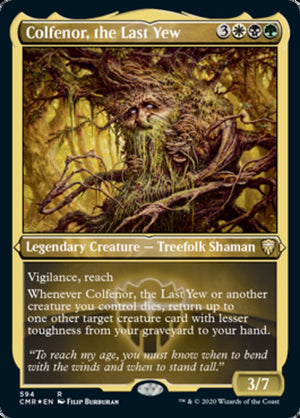 Colfenor, the Last Yew (Etched) [Commander Legends] 