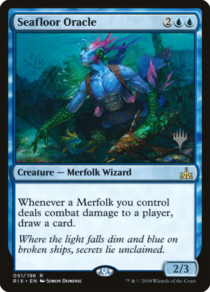 Seafloor Oracle (Promo Pack) [Rivals of Ixalan Promos] 