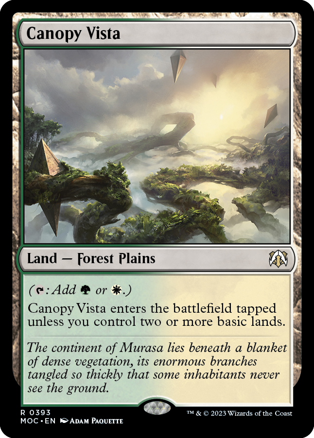 Canopy Vista [March of the Machine Commander] 