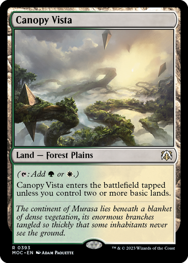 Canopy Vista [March of the Machine Commander] 