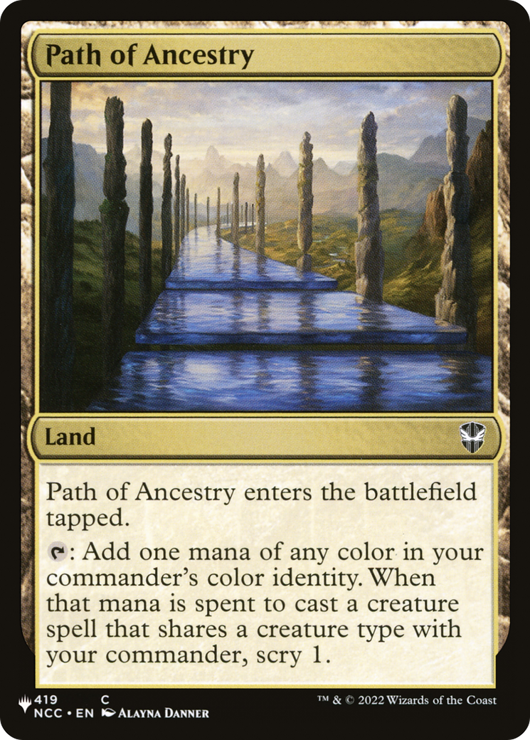 Path of Ancestry (NCC) [The List]