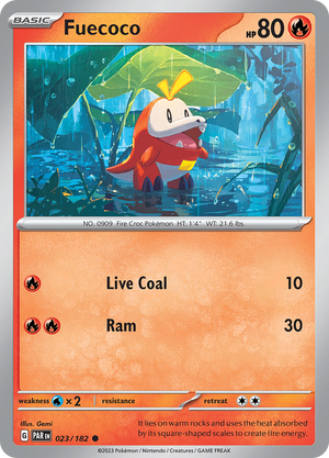Fuecoco (023/182) [Scarlet &amp; Violet: Paradox Rift] 
