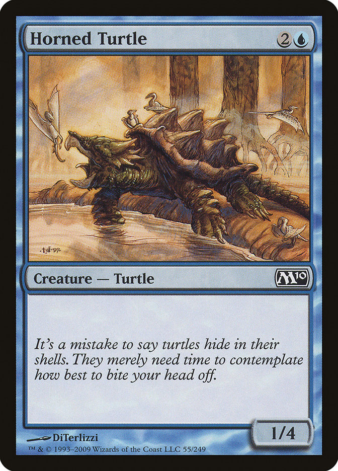 Horned Turtle [Magic 2010] 