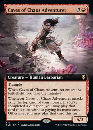 Caves of Chaos Adventurer (Extended Art) [Commander Legends: Battle for Baldur's Gate] 