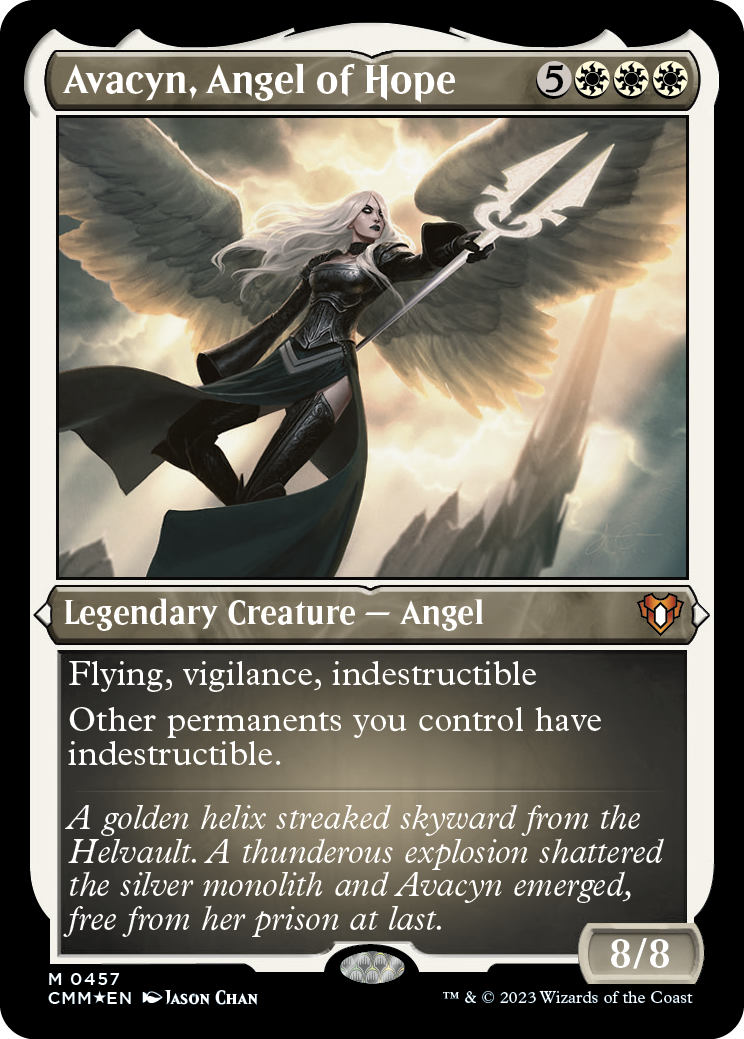 Avacyn, Angel of Hope (Foil Etched) [Commander Masters] 