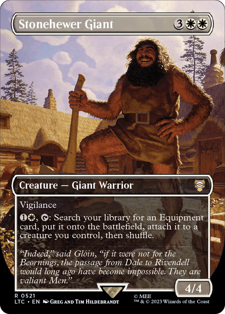 Stonehewer Giant (Borderless) [The Lord of the Rings: Tales of Middle-Earth Commander] 