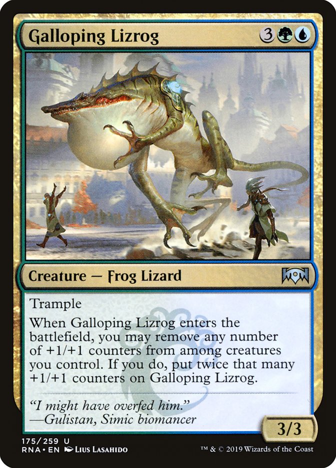 Galloping Lizrog [Ravnica Allegiance] 