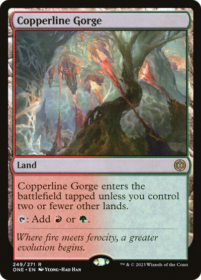 Copperline Gorge [Phyrexia: All Will Be One] 