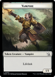 Elemental (9) // Vampire Double-Sided Token [March of the Machine Tokens] 