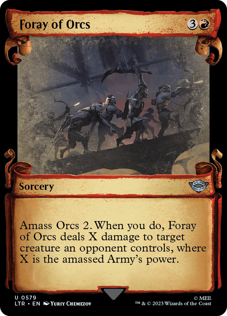 Foray of Orcs [The Lord of the Rings: Tales of Middle-Earth Showcase Scrolls] 