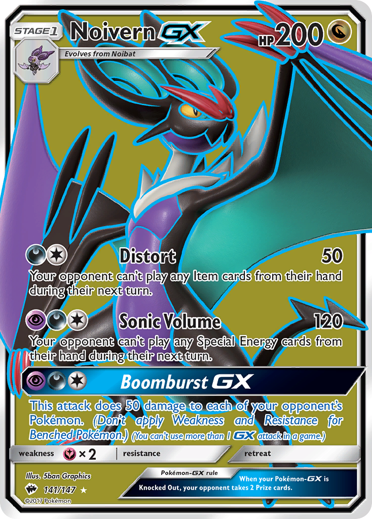 Noivern GX (141/147) [Sun & Moon: Burning Shadows] 