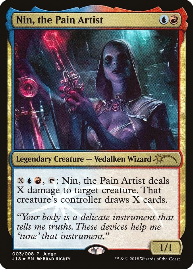 Nin, the Pain Artist [Judge Gift Cards 2018] 