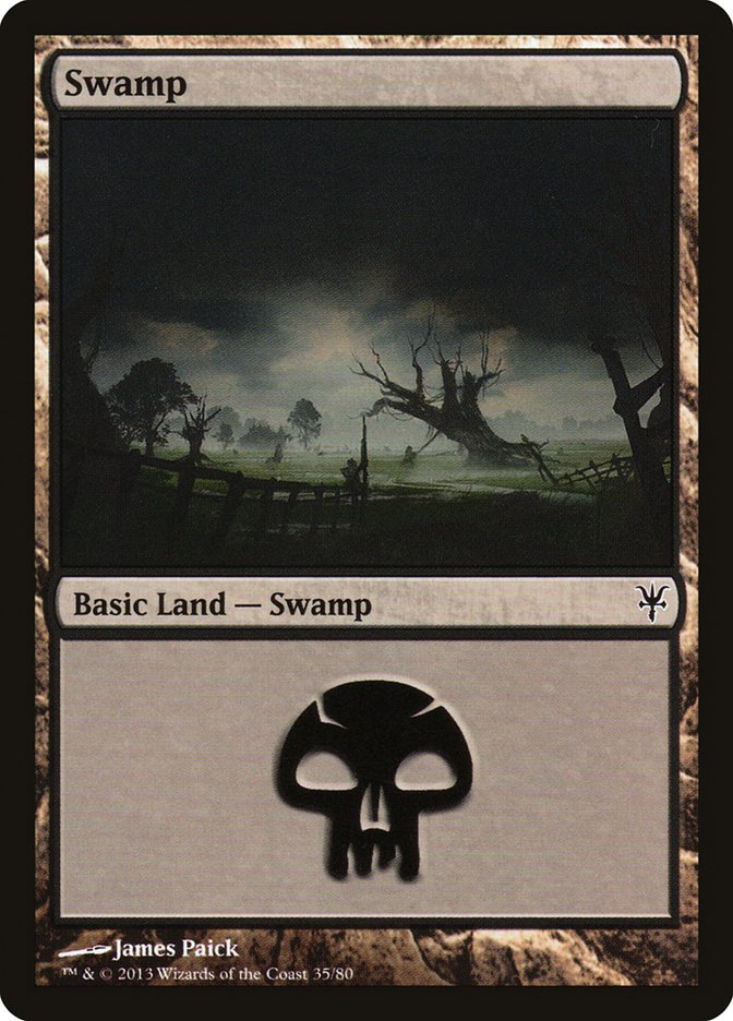 Swamp (35) [Duel Decks: Sorin vs. Tibalt] 